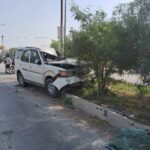 जालौन: औरैया मार्ग पर भीषण सड़क हादसा, अज्ञात वाहन ने कार को मारी टक्कर; भाई-बहन की हालत गंभीर जालौन के औरइया मार्ग पर चुंगी नंबर 4 के पास दुर्घटनाग्रस्त कार, जहाँ अज्ञात वाहन की टक्कर से पिता, पुत्र और पुत्री घायल हो गए