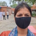 पुलिस अधीक्षक कार्यालय में शिकायत लेकर पहुंची पीड़िता