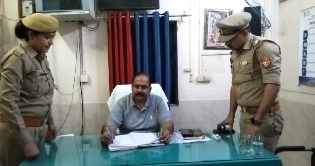 उरई जीआरपी थाने का एसपी ने किया निरीक्षण, सुरक्षा व्यवस्था की समीक्षा