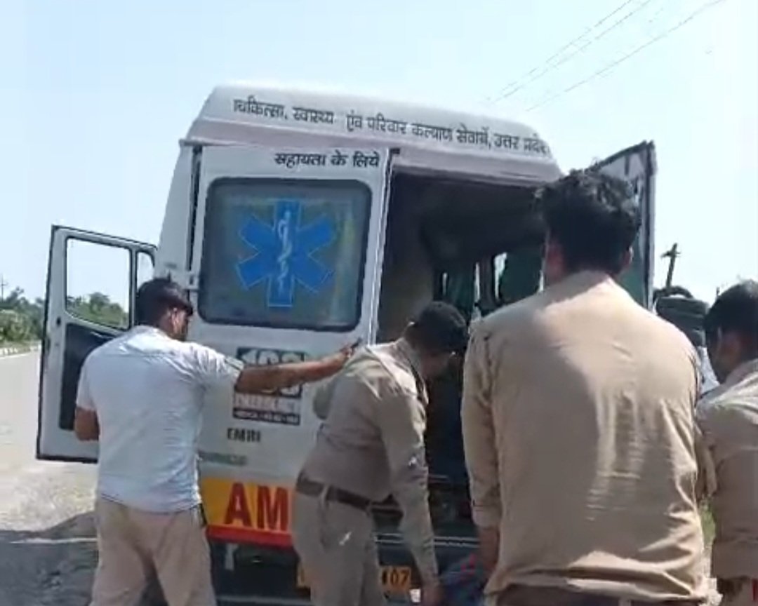 NH-27 पर रफ्तार का कहर, तेज रफ्तार DCM ने तीन बाइकों को मारी टक्कर