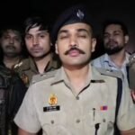 देवपुरा माता मंदिर चोरी का खुलासा, पुलिस मुठभेड़ में 3 बदमाश गिरफ्तार मीडिया को जानकारी देते ASP ईशान सोनी