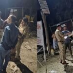 आजमगढ़ में शराब ठेके पर कहासुनी के बाद युवक की पीट-पीटकर हत्या, दो बच्चों के सिर से उठा पिता का साया आजमगढ़ में शराब ठेके पर विवाद के बाद हत्या के मामले में घटनास्थल पर जांच करती पुलिस।