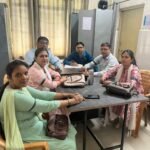 एनएचएम संविदा कर्मचारी आंदोलन की रणनीति पर चर्चा करते हुए